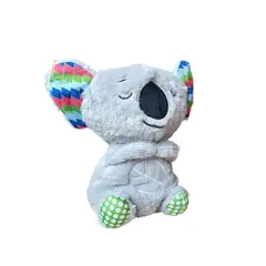 INFANTILES CAJUROMIX - Peluche Koala Gris Verde Que Respira Con Luz Y Sonido…