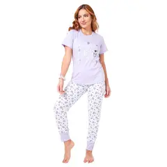 SANTANA - Pijama Mujer Hanna Blanco