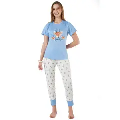 SANTANA - Pijama Mujer Hanna Hortensia