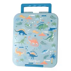 GENERAC - Lonchera Niños Hermetica Tritan Bento Box Dinosaurios