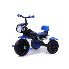 GENERICO - Triciclo Bebe Infantil Musical Paseador Moto AZUL