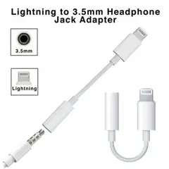 GENERICO - Convertidor de Lightning Iphone a plug para audífonos