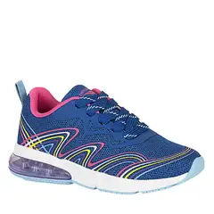 THROWING - Tenis de Niña marca en Color AZUL FUCSIA / TENIS FUZ 39-24-