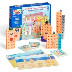 ENFANT'ASY - Numberblocks Mathlink Cubos 21-30 Originales Juego Hand2mind