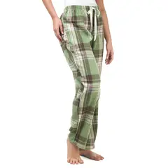 SANTANA - Pantalón Pijama Leñador Mujer Verde Manzana
