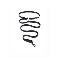 WAWAW - Traílla para perro talla 20mm manos libres adorable negro