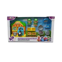 JUGANDO Y EDUCANDO - Juguete Set Tienda Perros Calientes Luces Y Sonido Niños