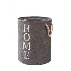 GENERICO - CESTO CANASTO ROPA SUCIA JUGUETES SABANAS HOME-GRIS