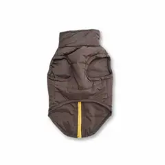 WAWAW - Chaleco XS café cremallera mostaza