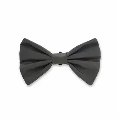 WAWAW - Corbatín para perro talla M Gris Oscuro