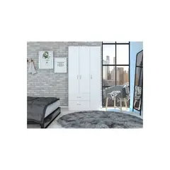 RTA DESIGN - Closet américa blanco con dos cajones