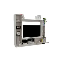 RTA DESIGN - Mesa de tv marsel nevado para tv de 60