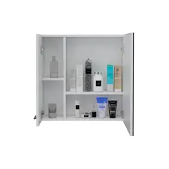 RTA DESIGN - Gabinete de baño caribe con espejo biselado