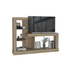 RTA DESIGN - Mesa para tv samir café claro con espacio para t