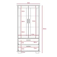 RTA DESIGN - Vitrina clasic wengue y cobre