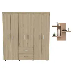 RTA MUEBLES - Combo para habitación orizaba incluye closet y repisa