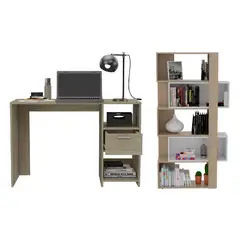 RTA MUEBLES - Combo oficina elbrus incluye escritorio y biblioteca_.