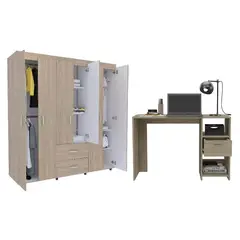 RTA MUEBLES - Combo ulex incluye closet y escritorio