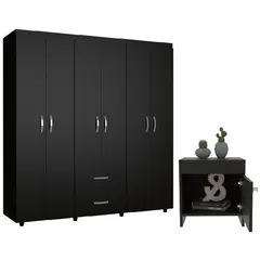 RTA MUEBLES - Combo para habitación indiana incluye closet y mesa de noche