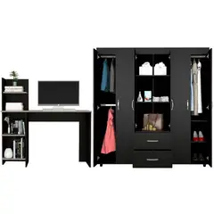 RTA MUEBLES - Combo para habitación versalles incluye closet y escritorio