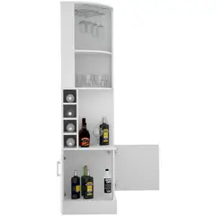 RTA DESIGN - Bar esquinero celeste blanco nevado con dos puertas