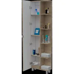 RTA DESIGN - Mueble esquinero aqua beige y blanco