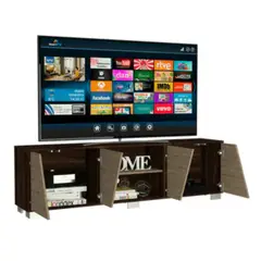 RTA DESIGN - Mesa Para Tv Orus Miel y Caoba con Espacio Para Televisor