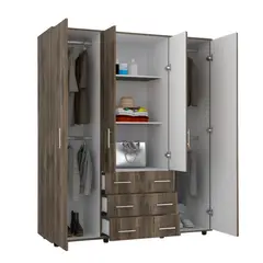 RTA DESIGN - Closet Fontana Nogal y Blanco