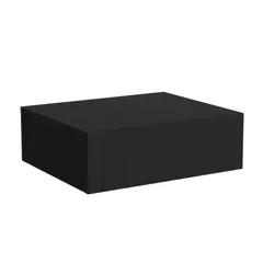 RTA DESIGN - Mesa de Noche Flotante Milano Wengue Con un cajón