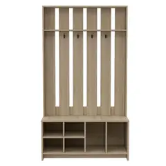 RTA DESIGN - Mueble Auxiliar Zapatero Beige Ideal Para Ubicar Bolsos Entre Otros