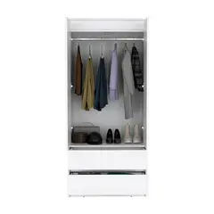 RTA DESIGN - Closet Cruella Blanco dos puertas debe ser anclado a la pared ZF