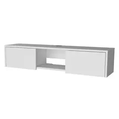 RTA DESIGN - Mesa Para Tv Flotante Gleid Blanco con Dos Puertas Abatibles