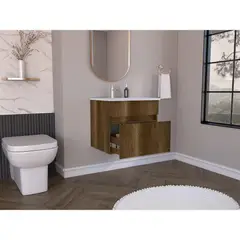 RTA DESIGN - Mueble Lavamanos Aydin Carameloun cajon y amplio espacio ZF