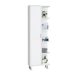RTA DESIGN - Mueble Auxiliar de Baño Crovic Blanco con puerta abatible ZF