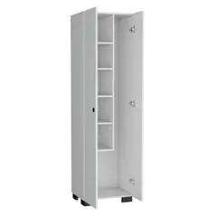 RTA DESIGN - Mueble de Aseo Blake Blanco Espacio Para articulos de Aseo y Colgadero