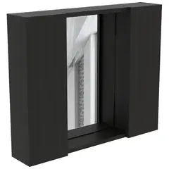RTA DESIGN - Estantería de Baño Kova Wengue con Cuatro Entrepaños ZF
