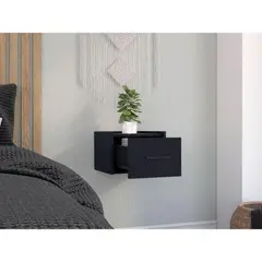 RTA DESIGN - Mesa de Noche Flotante Boa Wengue