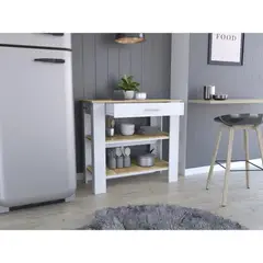 RTA DESIGN - Barra de Cocina Cala Blanco y Macadamia