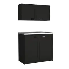 RTA DESIGN - Cocina Integral Toronto Wengue Incluye Mesón Izquierdo