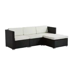 RTA DESIGN - Comedor de Exterior Milano Negro y Blanco