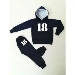 URBAN PLUS - Conjunto sudadera buzo y pantalon 18 azul osc