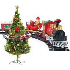 GENERICO - Juego De Tren De Juguete Para Colgar Alrededor Del Árbol De Navidad
