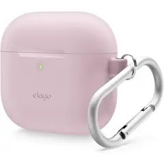ELAGO - Estuche Compatible Airpods 4 De Silicona Con Arnés Lavanda