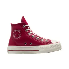 CONVERSE - Tenis Botas Chuck Taylor All Star Lift Mujer-Rojo