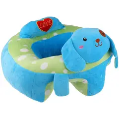 MUNDO BEBE - Asiento De Soporte Para Bebe Sofá Caminador Peluche azul