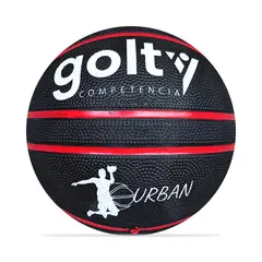 GOLTY - Balón De Baloncesto Competencia Urban #7-Negro