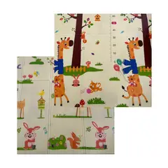 GENERICO - Tapete Extragrande Plegable Gateo Bebe 200x180 Cms Doble Faz