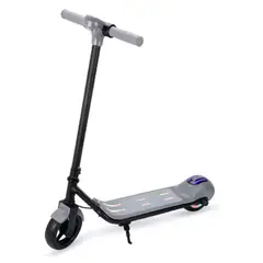 INNOVA - Patineta Eléctrica Niños Monopatín Scooter Luz Sonido Gris