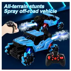 HOME - Carro Jeep Todo Terreno 4X4 Luces Led Humo Turbina y Sonidos