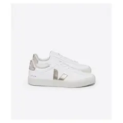 VEJA - Tenis de mujer campo chromefree leather Blanco TENCACHROLEW